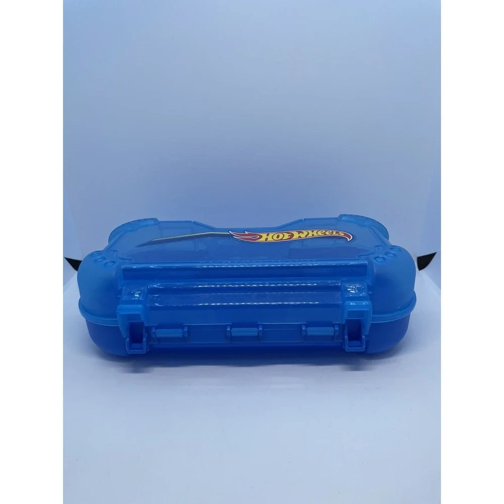 HOT WHEELS Smart Box Car Case Blue Small‎ Hand Held Carrying Case